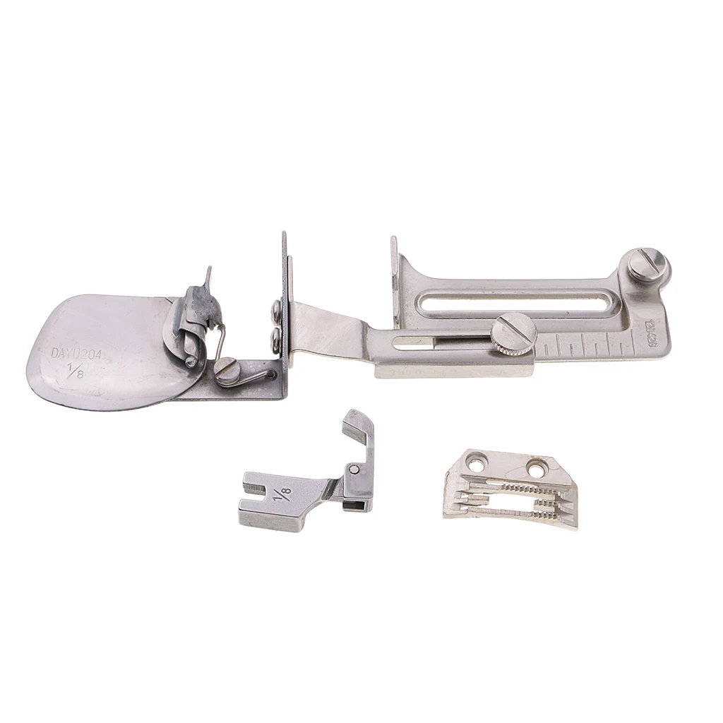 Industrial Sewing Machine Part Clean Finish Shirt Tail Hemmer Attachment Set