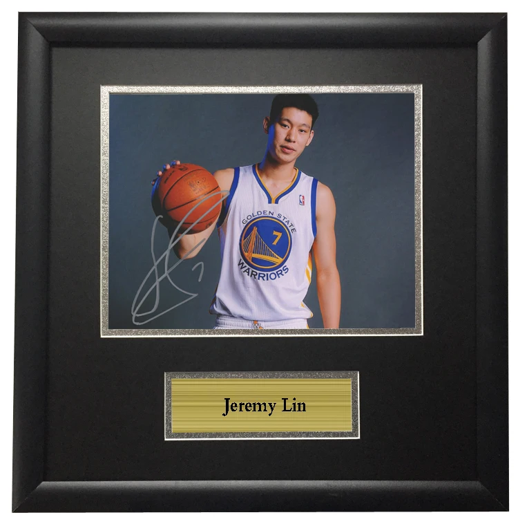 

Memorabilia come with SA COA Jeremy Lin autographed signed Photo Framed