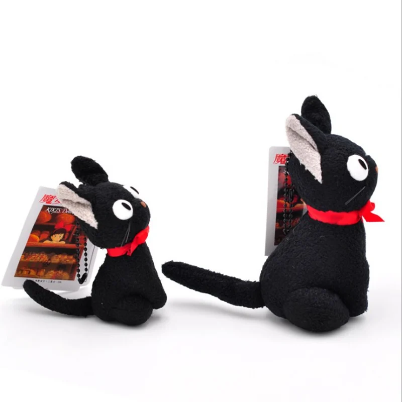 Черный кот JiJi Мягкие плюшевые игрушки мультфильм KIKI служба доставки плюшевая