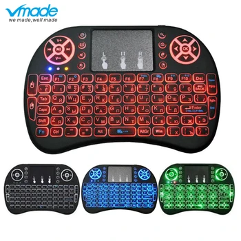

Hot-selling i8 keyboard backlit English Russian Spanish Mini 2.4GHz Wireless Keyboard Air Mouse for PC Office Smart TV SGA998