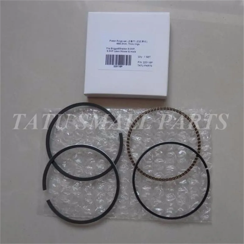 PISTON RINGS SET 68.3mm OLD STYLE THICK RINGS briggs&stratton 6HP 6.5HP 1