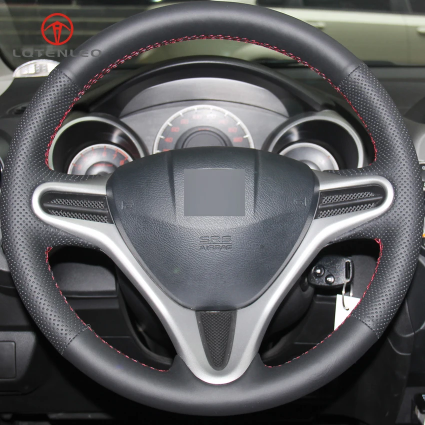 Buy LQTENLEO Black Genuine Leather DIY Hand stitched