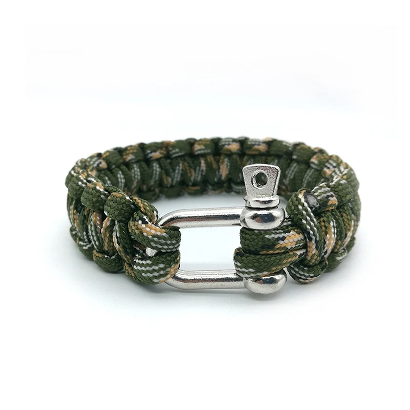 بقاء Paracord سوار الرجال في الهواء الطلق التخييم اليدوية المنسوجة المظلة القوس قابل للتعديل مشبك الإسورة Brazaletes أساور هومبر بقاء Paracord سوار الرجال في الهواء الطلق التخييم اليدوية المنسوجة المظلة القوس قابل للتعديل مشبك الإسورة Brazaletes أساور هومبر
