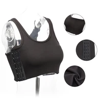 S-5XL Flat Breast Binder Les Corset Tomboy Lesbian Underwear Women Seamless Summer Short Vest Plus Size Tank Top Shaper Bustier 3