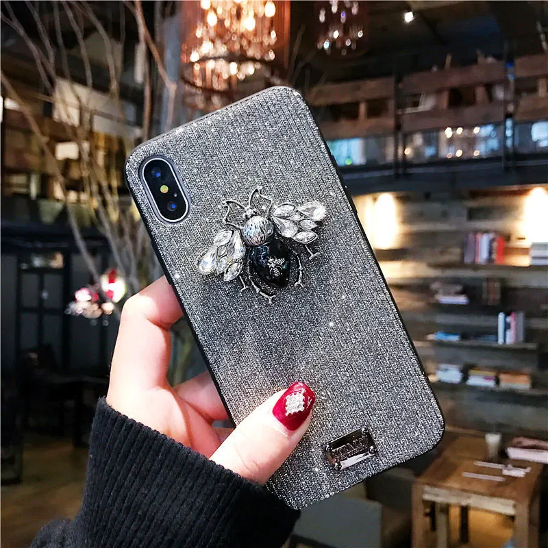 bling bling luxury cute iphone 6 6s 7 8 plus x xr xs max case  (16)