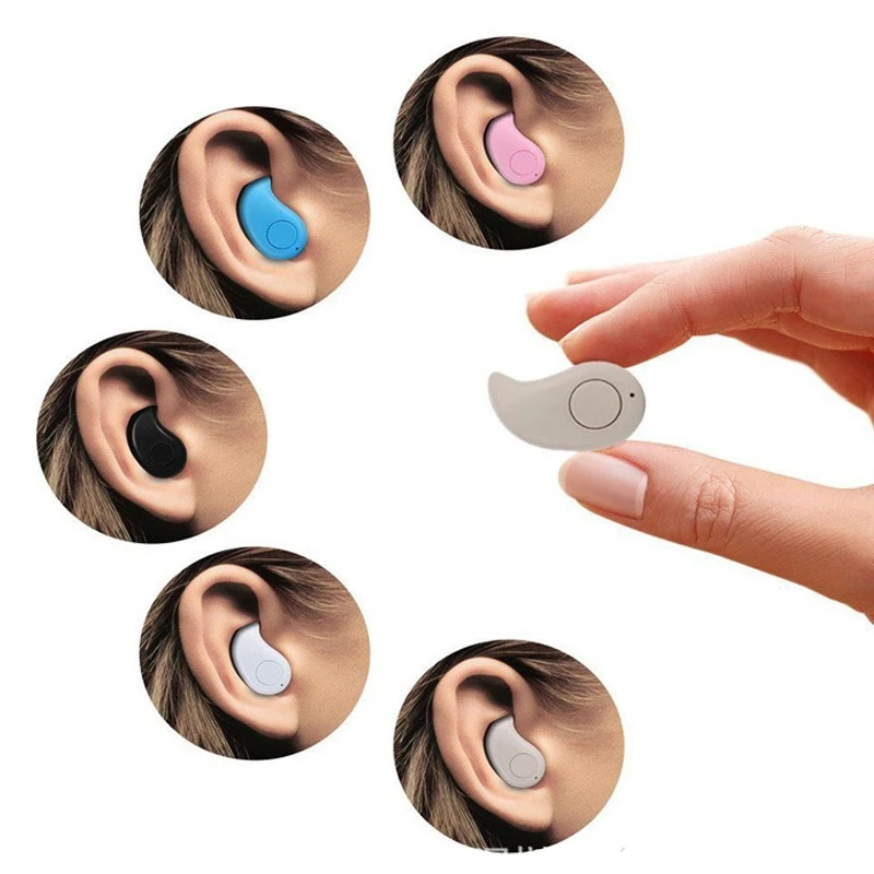  Mini Bluetooth Wireless Invisible Headphone Smallest  Wireless Earphones Earbuds Headphones headset with Mic For iPhone samsung 