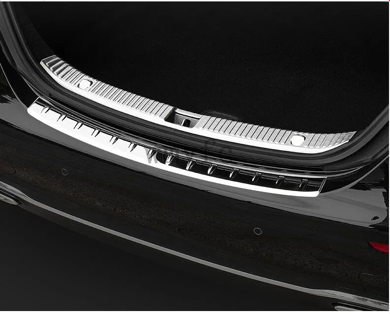 

Accessories For Mercedes Benz E-Class E CLASS W213 Sedan 2016 2017 2018 Rear Bumper Protector Trunk Guard Sill Plate Cover Trim