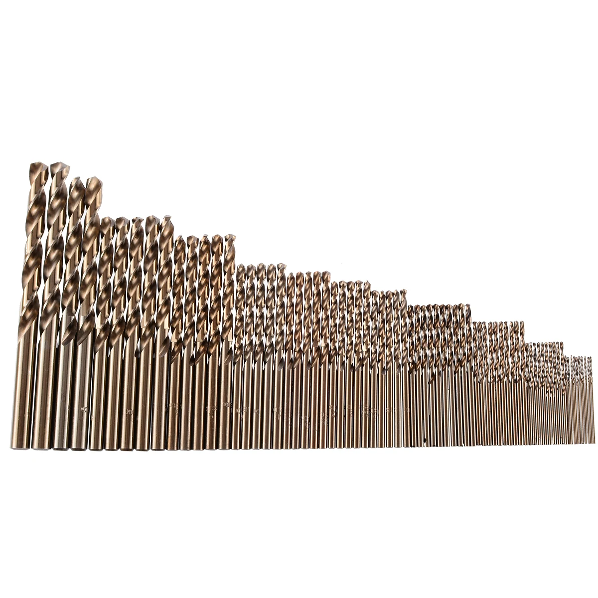74pcs/Lot HSS 1-8mm Twist Drill Bits Cobalt Whole Ground Metal Reamer High Strength Drilling Tool for Steel Iron Aluminum Pipes