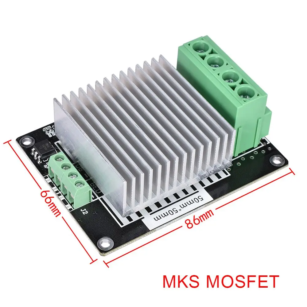 wisamic 3d impresora regulador de calefacción MKS de MOSFET Módulo para cama Calefacción extruder MOS