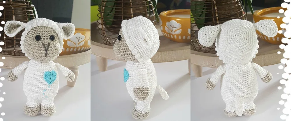 Вязаные Игрушки Кукла-амигуруми овечка номер режима LS0034