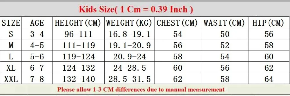 kid-size-chart