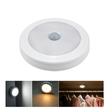 

Wardrobe Closet LED Light PIR Sensor Light Kitchen Bulb Luces Cabinet Motion Sensor LED Night Lamp Indooring Lighting