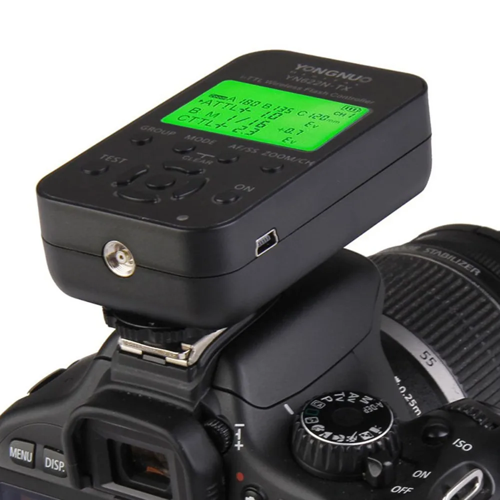 Светодиодная лампа для видеосъемки YONGNUO YN622N-TX YN-622N-TX 622N-TX ЖК-дисплей Беспроводной ttl HSS флэш-контроллер передатчик для Nikon Поддержка YN568EX YN-568EX YN685N