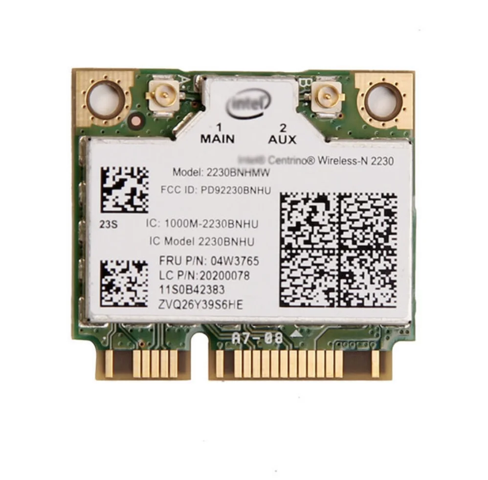 Intel 2230 2230 bnhmw 300 Мбит/с Wi-Fi Bluetooth 4,0 мини PCIe Wi-Fi кард-04W3765 для Y400 Y500 Y410P Y430P Y510P E330 E430 V480 V580