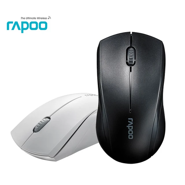 Rapoo 1650 Optical Wireless Mouse Silent Click Mute Ergonomic for Apple