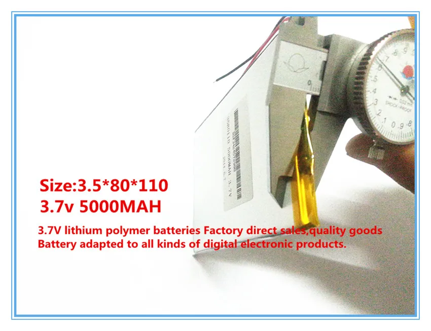 Оригинальная литий-ионная батарея 3,7 в планшет 3,7 в 5000 мАч(прибл.) для 8 дюймов N83, N86 A85, A86 перезаряжаемая батарея для планшетных ПК 3580110