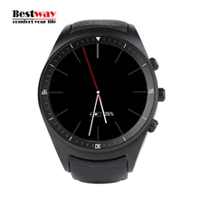 3G Android Runde SmartWatch K18 Smart Watch unterstützung Sim-karte WIFI GPS Herzfrequenz Bluetooth 4,0 Männer Armbanduhr 512 Mt RAM 4G ROM
