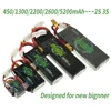 ACE Lipo батарея 7,4 V 2S 450mAh 5200mAh 11,1 V 3S 1300mAh 2200mAh 2600mAh для перезаряжаемые Lipo батареи RC автомобиля ► Фото 1/6