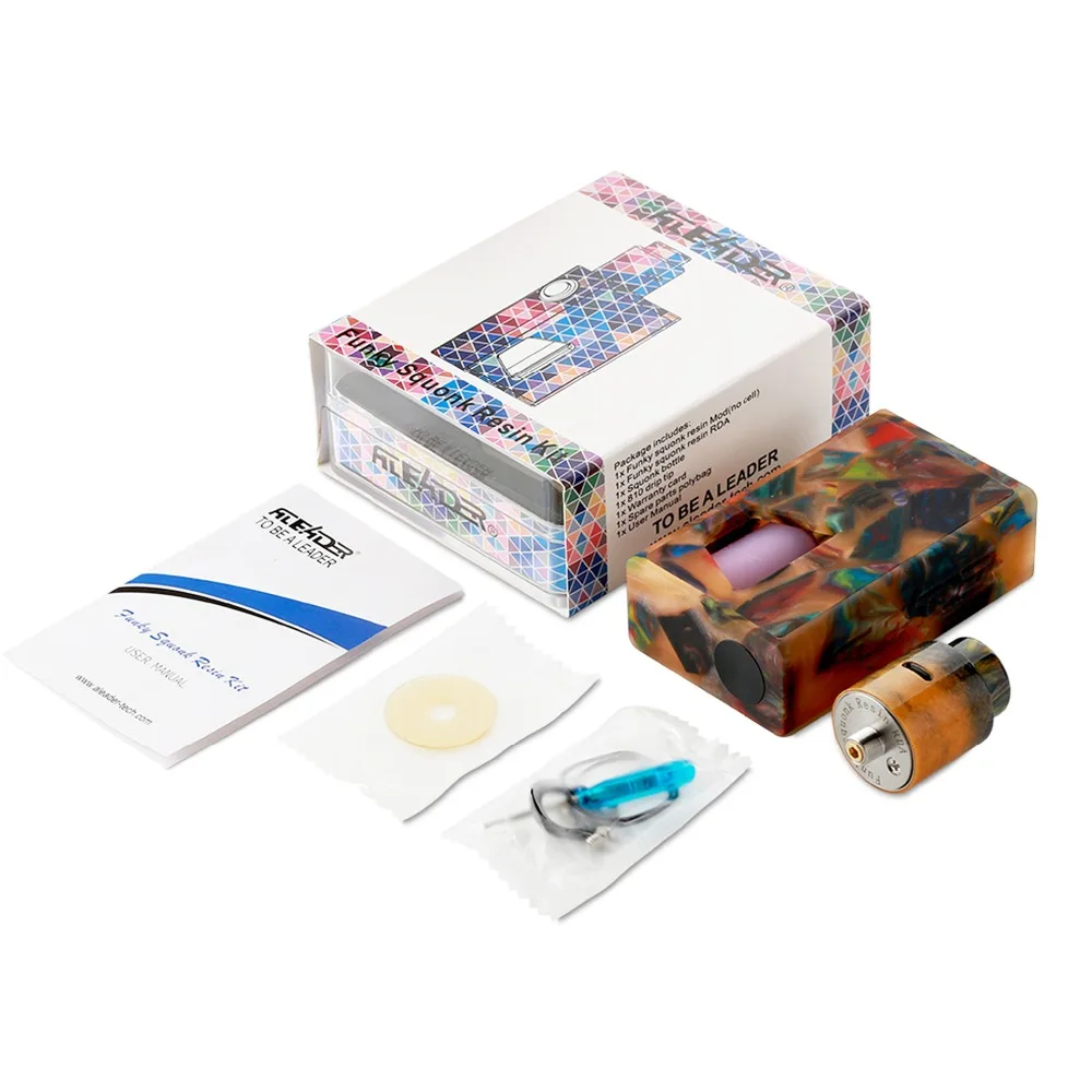 Aleader funky squonk Смола Комплект 7 мл бутылка ПЭТ Еда Класс использовать 18650 Батарея с