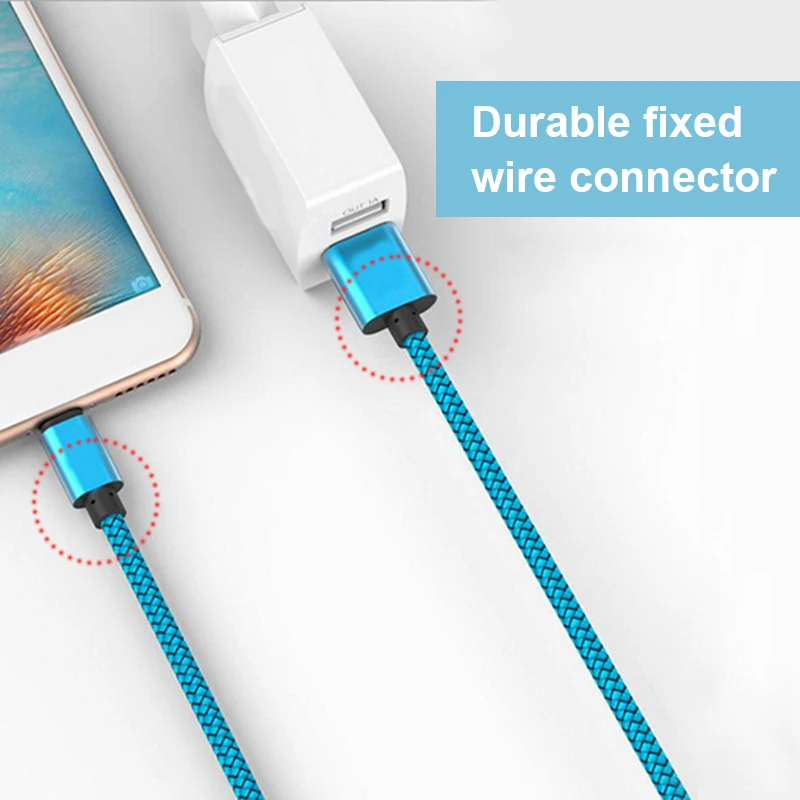 Нейлоновый usb кабель для быстрой зарядки Apple iPhone XR XS MAX X 8 7 6S 5 6 Plus ipad mini кабели и