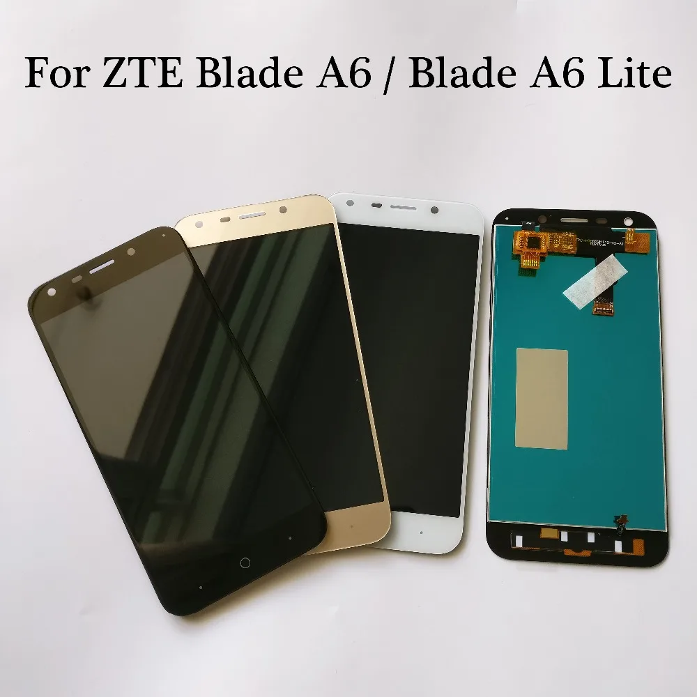 Черный/белый/золотой 5 2 дюйма новинка для ZTE Blade A6 / Lite ЖК дисплей и фотодетали