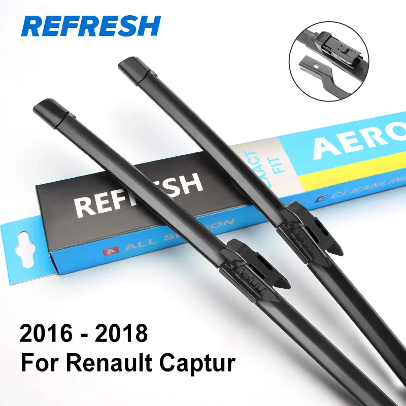 REFRESH Щетки стеклоочистителя рено Каптюр 2013 - Цвет: 2016 - 2018