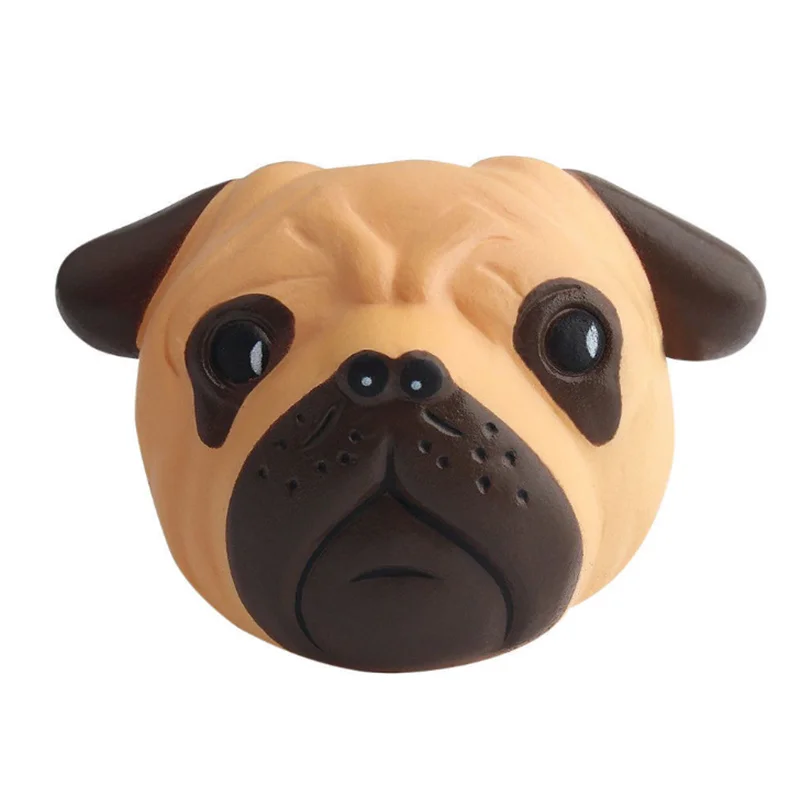 

Anti-stress Slow Rising Squishy Lanyard for all Mobile Phone Straps Decompression PU Squeeze Pug Dog Christmas Halloween Gift#