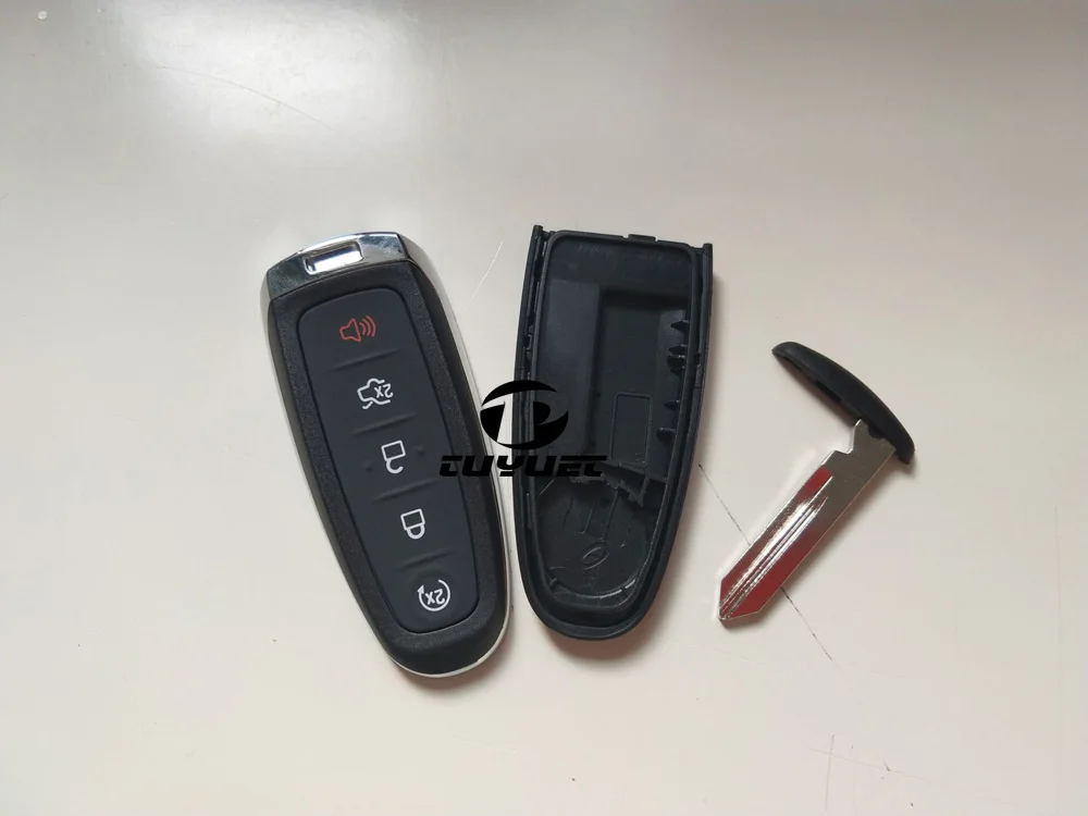 

Replacement Smart Remote Key Shell Blanks for Ford Edge 5 Buttons FOB Key Case