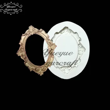 

1 piece Frame silicone mold fondant mold cake decorating tools chocolate gumpaste mold