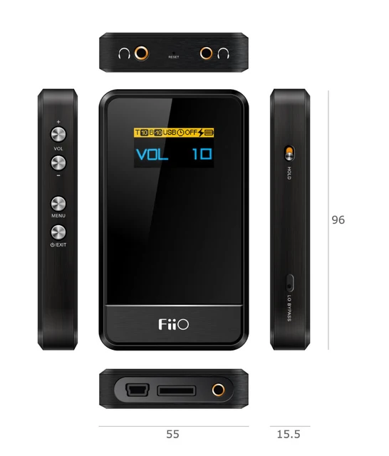 オヤイデ Fiio USB DAC+ポータブルヘッドホン・アンプ Fiio E7 FIIO ポータブルヘッドホンアンプ・DAP(デジタルオーディオプレーヤー