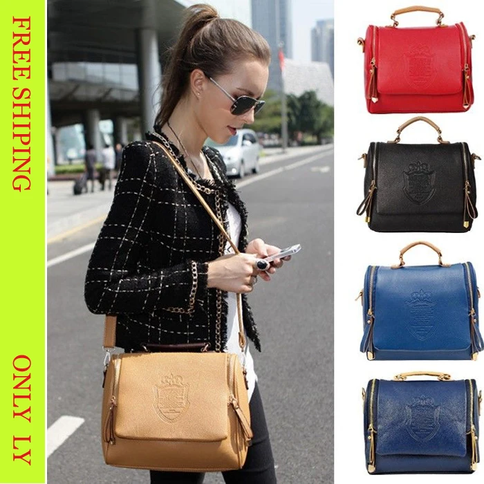 new 2014 autumn fashion preppy style stamp one shoulder bags women