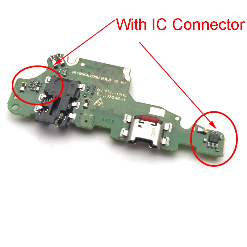 Для huawei mate 10 lite Micro usb-порт для док-станции зарядное устройство разъем для зарядки гибкий кабель плата с разъемом IC части