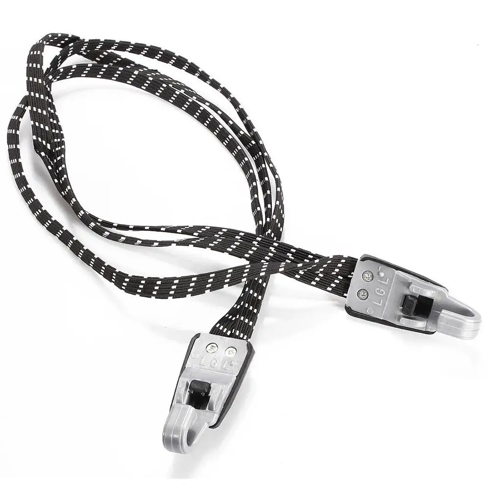 Excellent 69 cm Bicycle Bike Cycling MTB Luggage Stacking Rope Banding Bungee Elastic Cord Strap Tie Fixed Band Hook Black 6