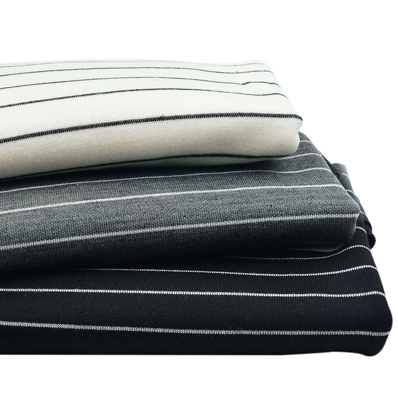 Экологически чистая мерсеризованная вискозная ткань, эластичная для одежды на весну и осень, 280gsm шерстяная швейная ткань K302407