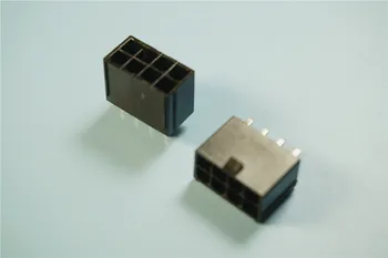 

100pcs 4.2 mm 8 Pin Header Male Pin 0.165" Vertical Computer Video graphics card GPU PCI-E PCIe Power connector Through Hole PCB