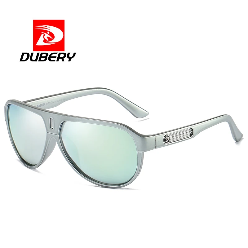 DUBERY солнцезащитные очки мужские ретро мужские очки красочные солнцезащитные очки для мужчин модные брендовые зеркальные очки большие солнечные очки Oculos - Lenses Color: C8