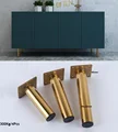 4Pcs/Lot Premintehdw Gold Sofa Closet Cupboard Cabinet Feet Furniture Leg Gold|Furniture Legs| | -