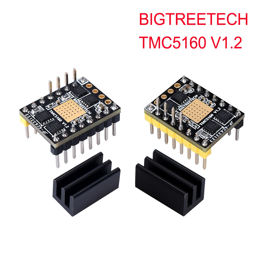 

BIGTREETECH TMC5160 V1.2 SPI Stepper Motor Driver Stepstick Mute Driver 3D Printer Parts For SKR PRO SKR V1.3 MKS VS TMC2208