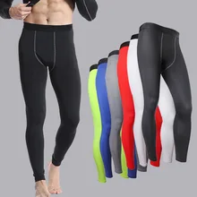 Мужские облегающие брюки для бега PRO Спорт фитнесс тренировка брюки пот быстросохнущие брюки