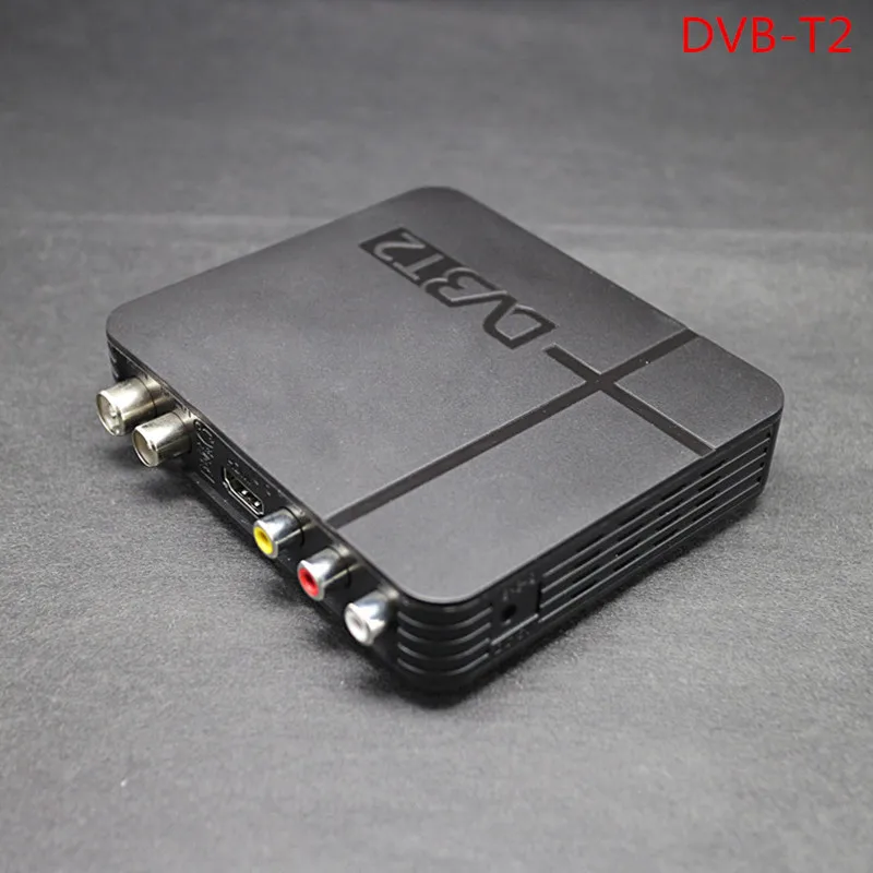 Desxz HDMI 1080 P DVB-T/T2 ТВ коробка AV CVBS тюнер приемник с пультом дистанционного управления Управление HDMI HD 1080 P VGA DVB-T2 ТВ Box для России