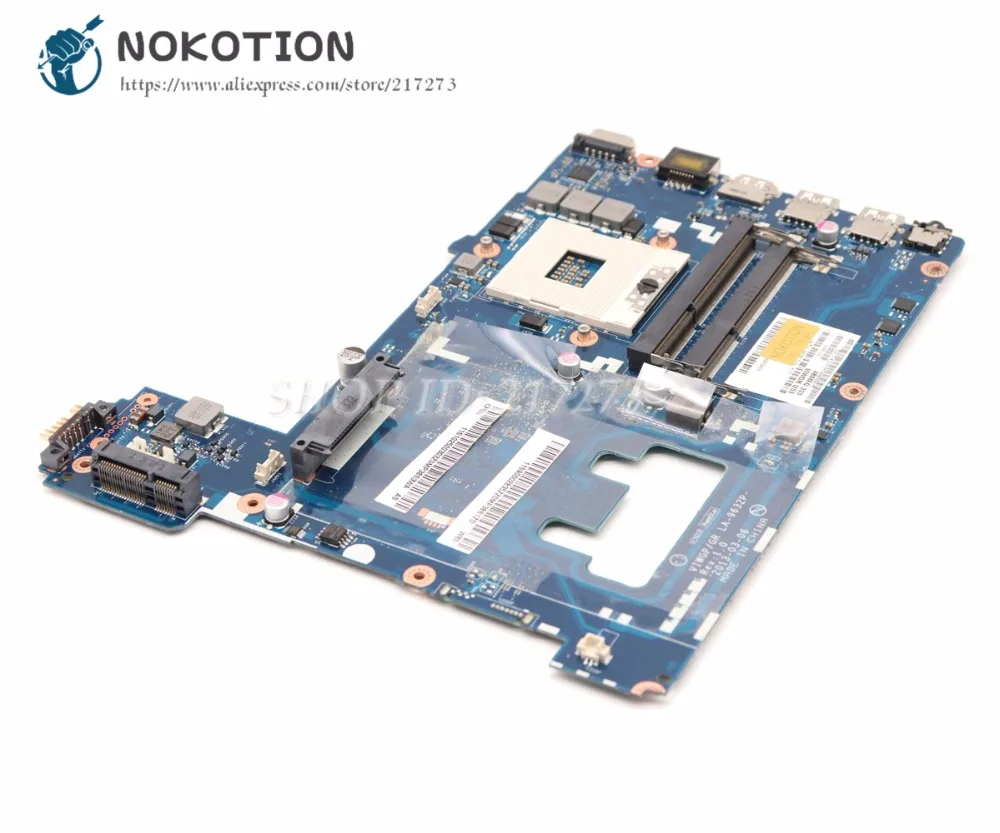 Материнская плата NOKOTION для ноутбука Lenovo Ideapad G500 материнская VIWGP/GR LA-9632P HM76 gma hd DDR3 |