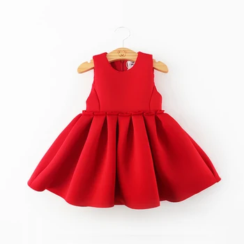 

Girl space cotton dress autumn and winter Korean children's wear baby sleeveless fluffy dress waistcoat princess dress