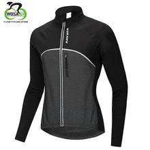 WOSAWE Men's Winter Thermal Fleece Windproof Cycling Jacket MTB Bike Bicycle Coat Waterproof Sports Clothing wosawe thermal winter wind cycling jacket windproof bike bicycle coat clothing long sleeve cycling sets jersey pants set