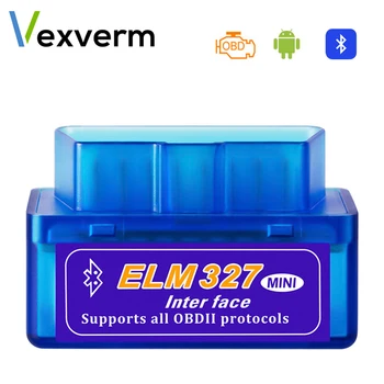 OBD mini ELM327 Bluetooth Wifi OBD2 V2.1 V1.5 Auto Scanner OBDII Car ELM 327 Tester Diagnostic Tool for Android Windows Symbian obd2 obd ii wireless v2 1 super mini elm327 bluetooth interface car scanner diagnostic tool elm 327 for android torque windows