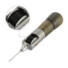 Кожевенное ремесло Автоматическая блокировка шитья шило нитки иглы кожа ткань парус палатка Pro инструменты комплект AD200