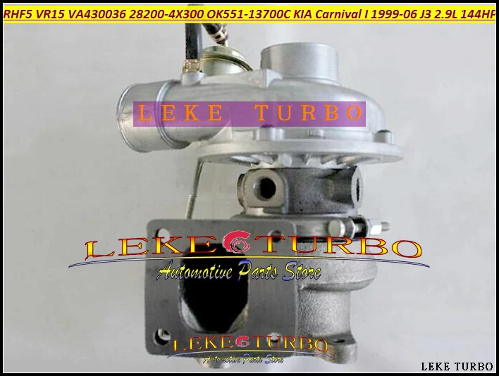 RHF5 VR15 VR12A VA430036 28200-4X300 OK551-13700C Turbo Turbocharger For KIA Carnival I 2.9L 1999-2006 J3 2.9TCI CRDI 144HP (5)