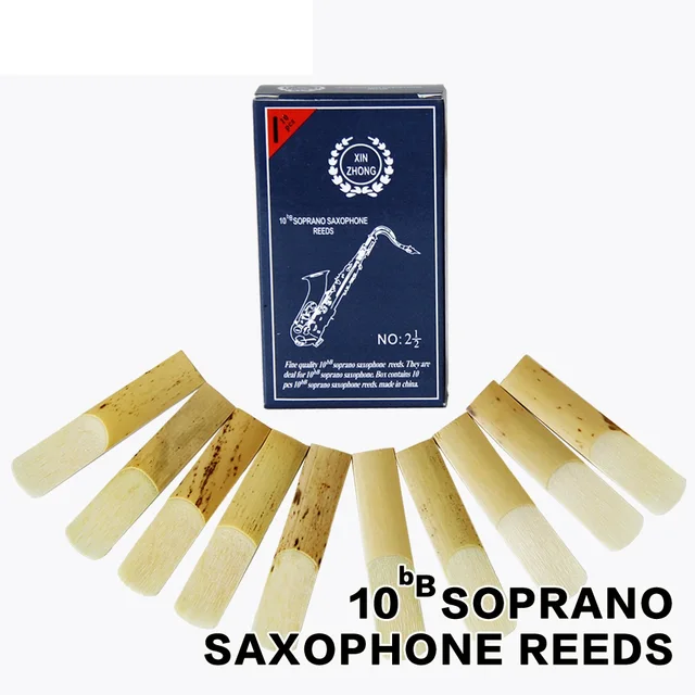 XINZHONG 2 1/2 G Alto / Bb Tenor / Bb Soprano Sax Saxophone Reeds for your choice 10pcs/box