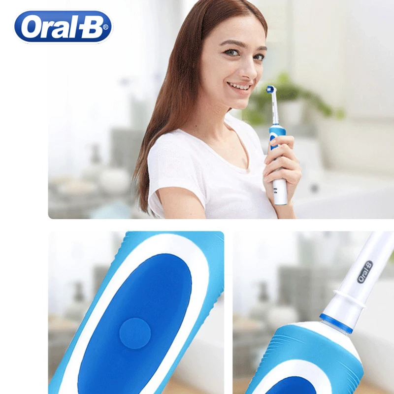 Oral B 2D Rotation Electric Toothbrush Vitality Daily Cleaning Rechargeable Inductive Charge 110-240V Toothbrush Brush Head Oral B 2D Rotation Electric Toothbrush Vitality Daily Cleaning Rechargeable Inductive Charge 110-240V Toothbrush Brush Head