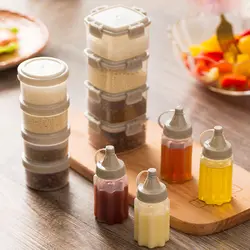 Портативная мини-специи для барбекю банка бутылочка для заправки коробка набор jam Squeeze соус в бутылке бутылка кухня прозрачная приправа
