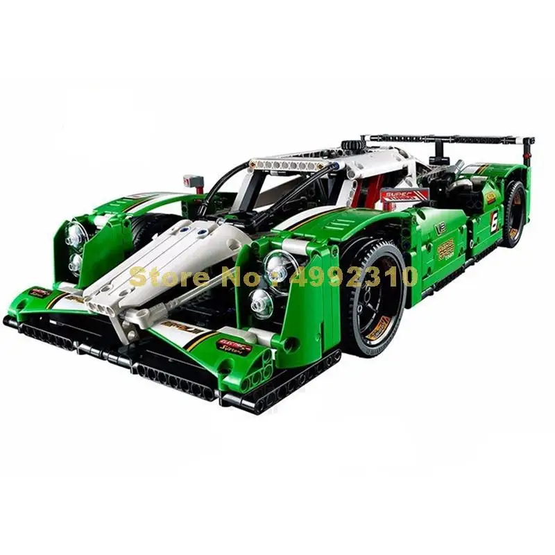 

1249pcs 2in1 technic 24 hours racing car building blocks 42039 Bricks Toy
